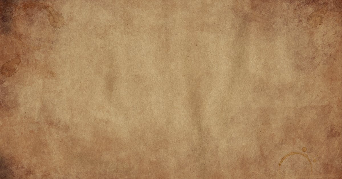 Parchment vs baking paper - Empty Brown Canvas