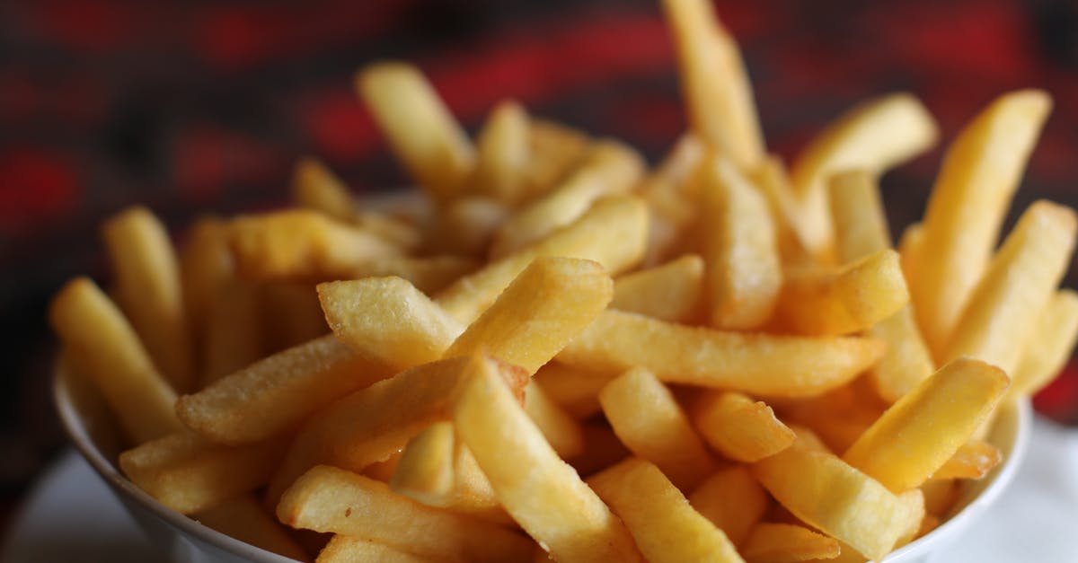 Par-fry potato chips or Par-boil? - Fried Potatoes