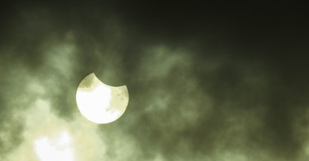 Partially defrosting, then refreezing? - Full Moon in Black and White Clouds