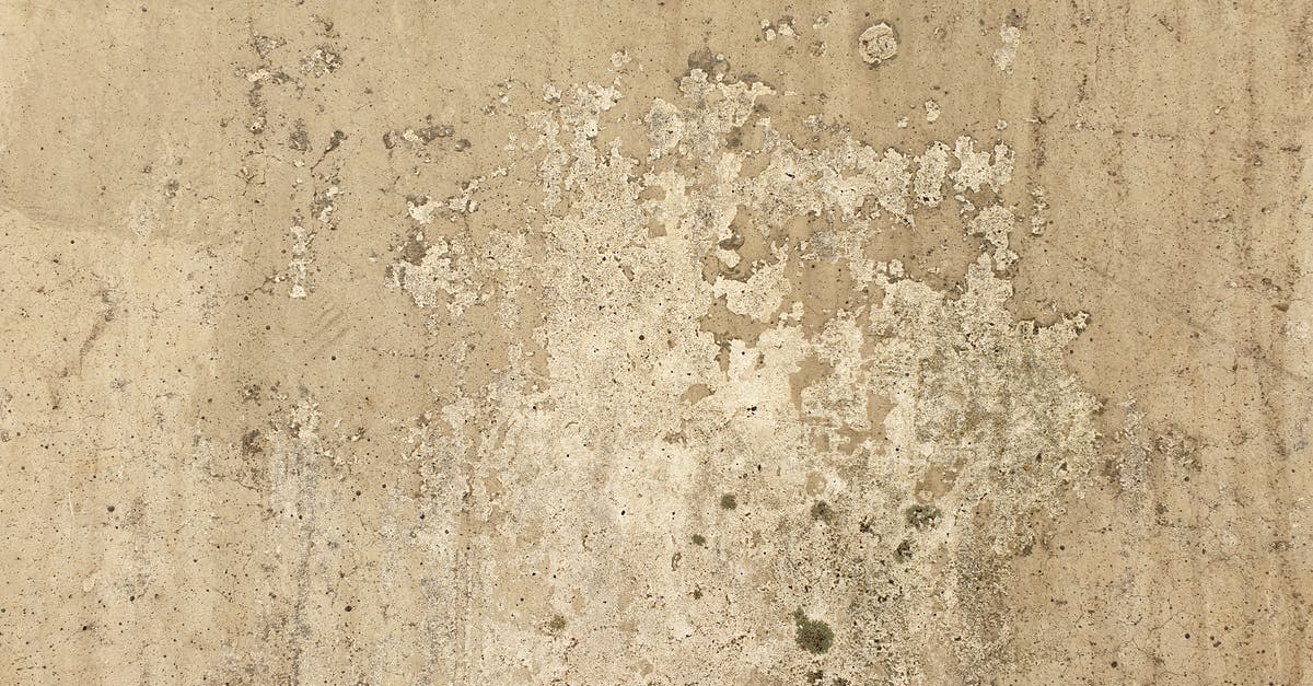 Peeling a Drumstick - Brown and White Concrete Wall