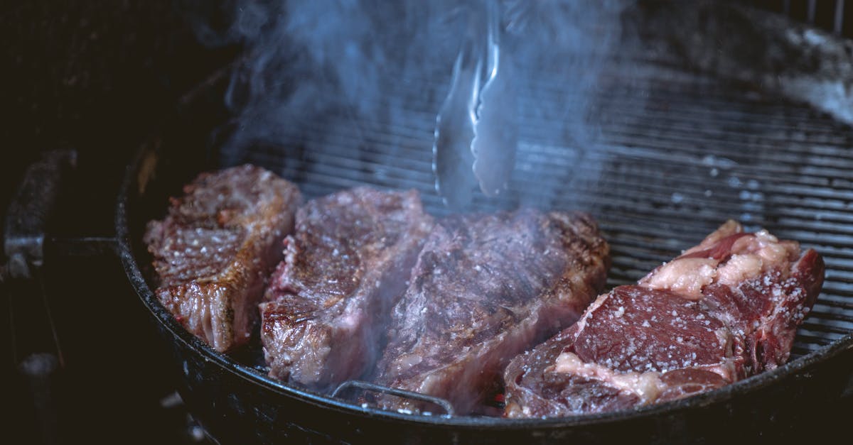 Pork Sirloin vs Chump - Grilled Meat on Black Pan