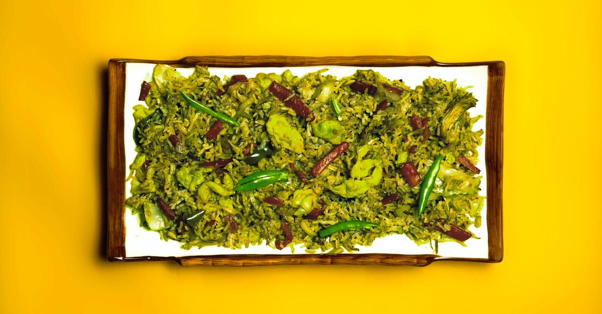 Pot for cooking long grained white rice on gas range - Green and Brown Leaves on Brown Wooden Tray