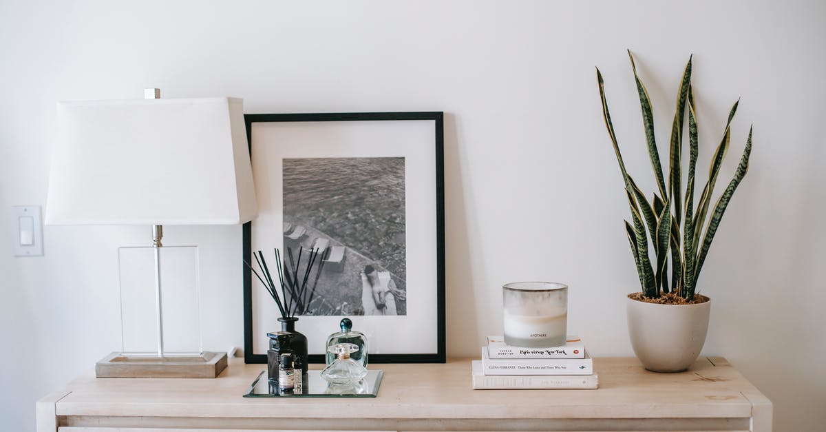 Pot sticking to induction cooktop - Photo with potted plant on chest of drawers in room