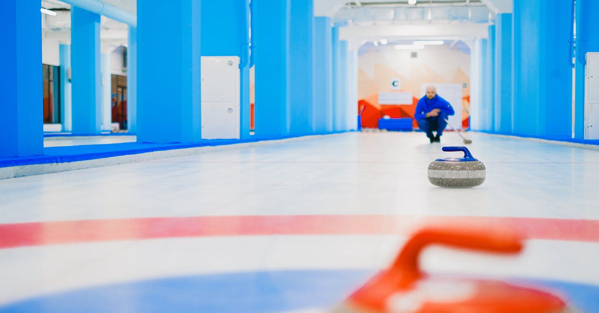 Practical home stone grinding [duplicate] - Stone sliding on ice while sportsman playing curling