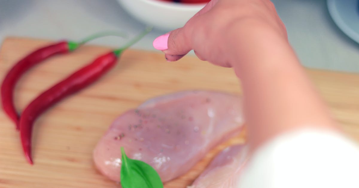 Preparing slow cooked meats for the next day - Person Pouring Condiment