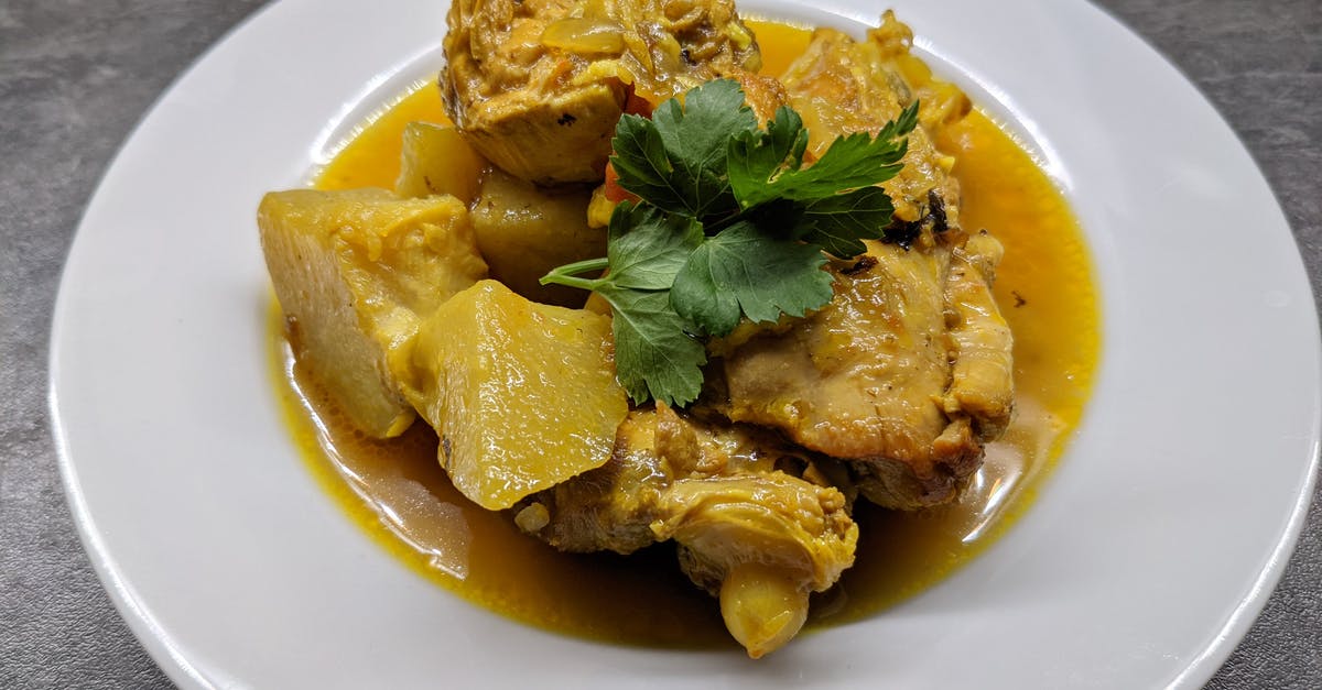 Pre-pounding chicken - Pasta Dish on White Ceramic Plate