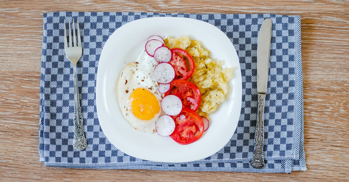 Pre-preparing breakfast scramble -- potatoes - Egg With Vegetable Dish