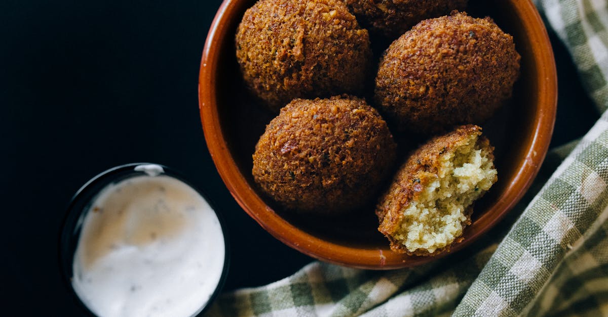 preservative to use in falafel sauce - Falafel and Tahini Sauce 