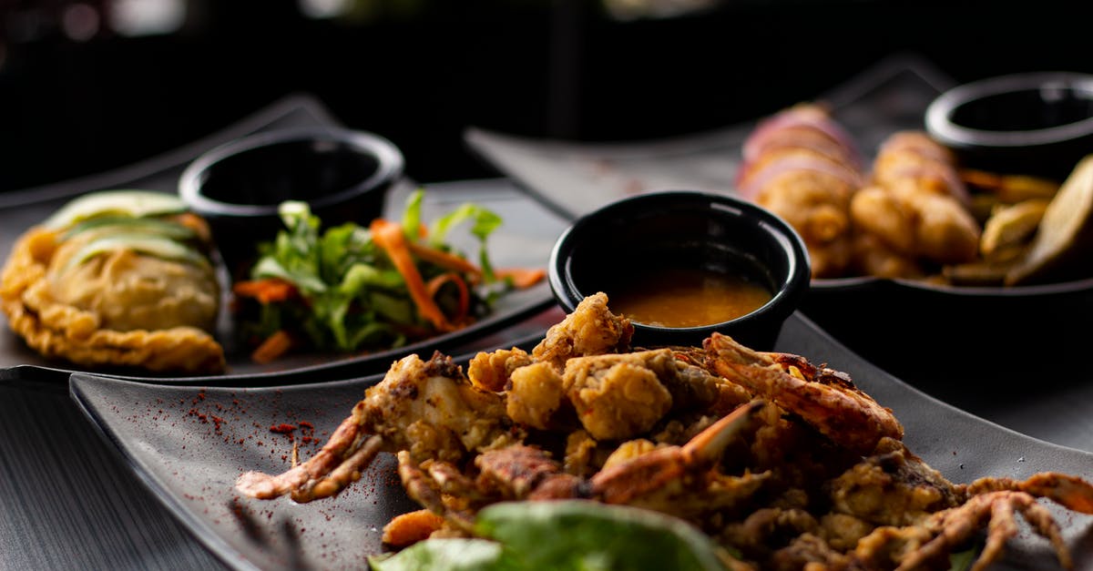 Preserving sauces - Fried Food on White Ceramic Plate