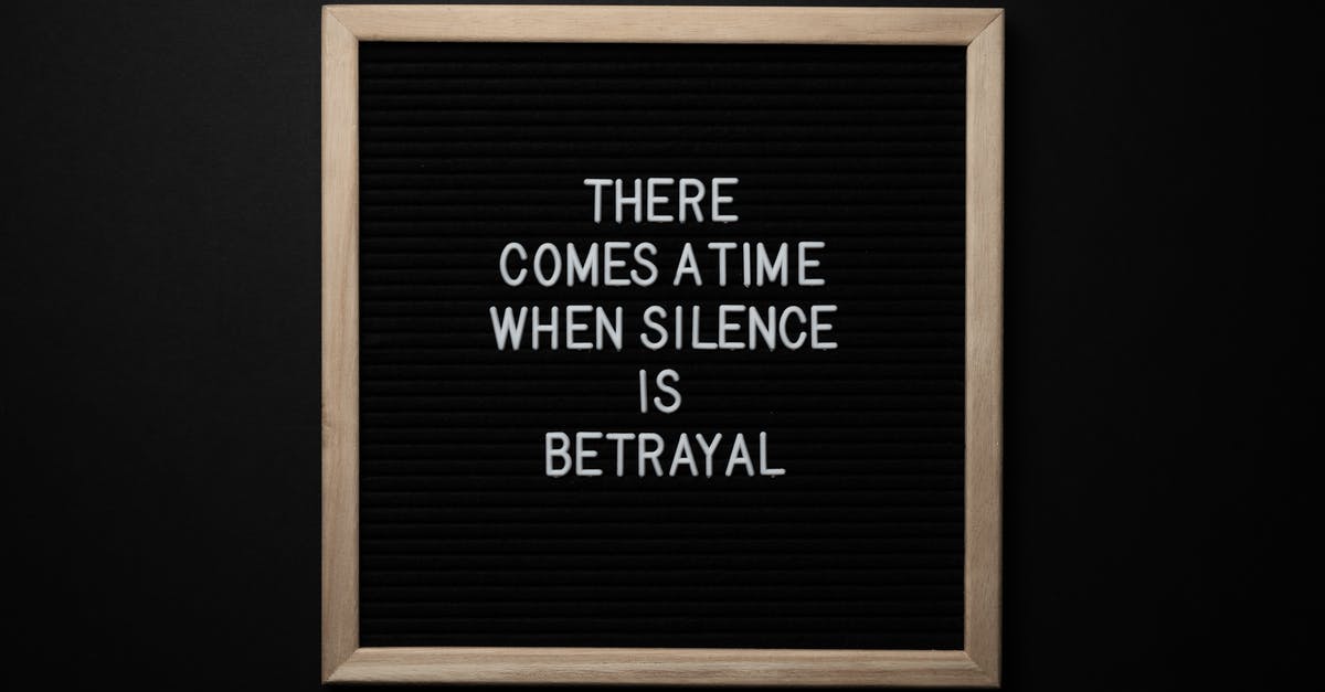 Problem with "No Bake Cookies" - From above chalkboard with THERE COMES A TIME WHEN SILENCE IS BETRAYAL inscription on black background