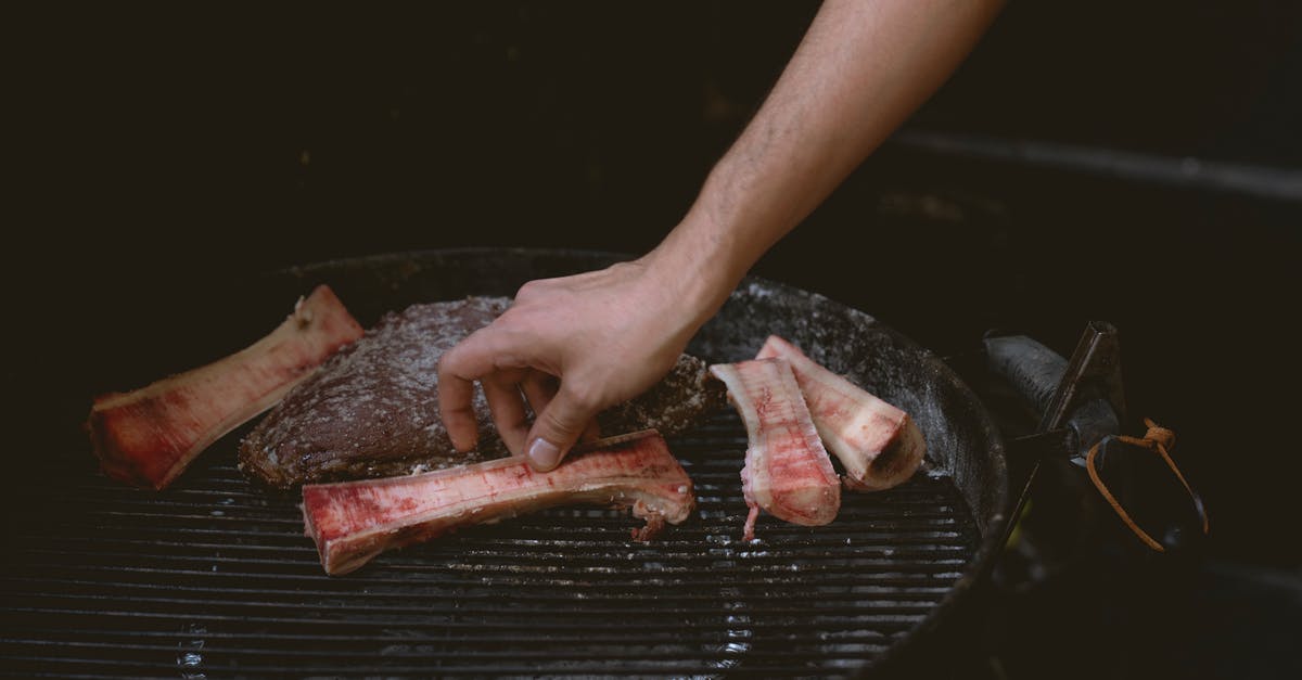 Proper cow bones to prepare holodets - Grilling of Narrow Bones