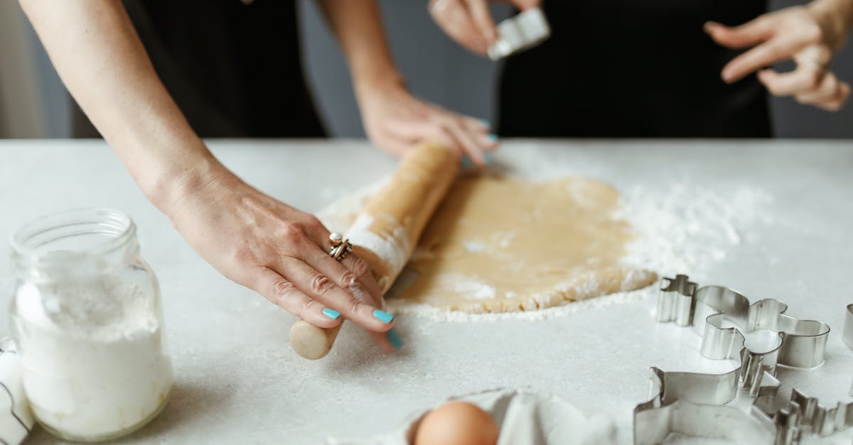 Proper Technique for Rolling Sugar Cookies - Person Using A Rolling Pin For Baking