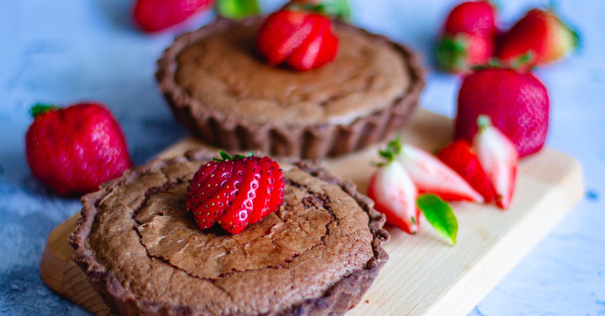 Puff pastry chocolate tart? - Chocolate Tart on Wooden Chopping Board