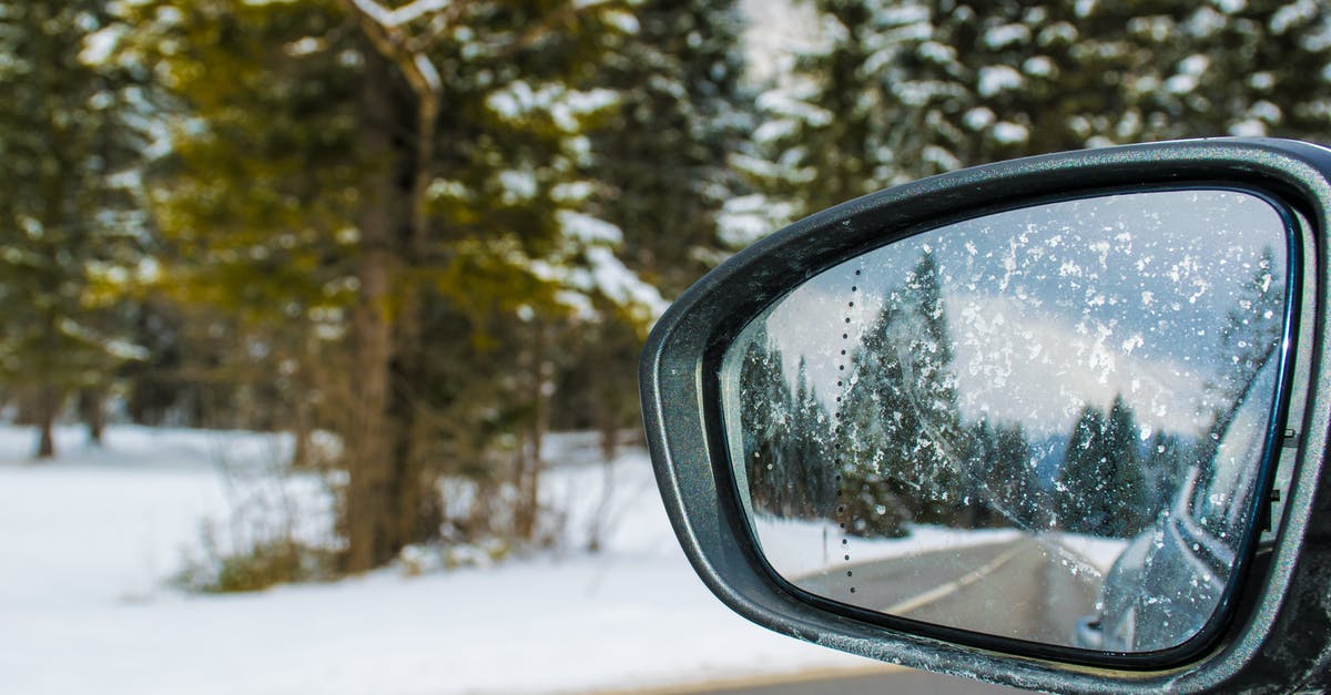 Question about mirror glazes and freezing - Framed Side Mirror Beside Snow Covered Field