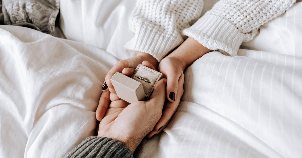 Question about soft cures and curing salts - Crop faceless man making proposal and presenting ring to girlfriend