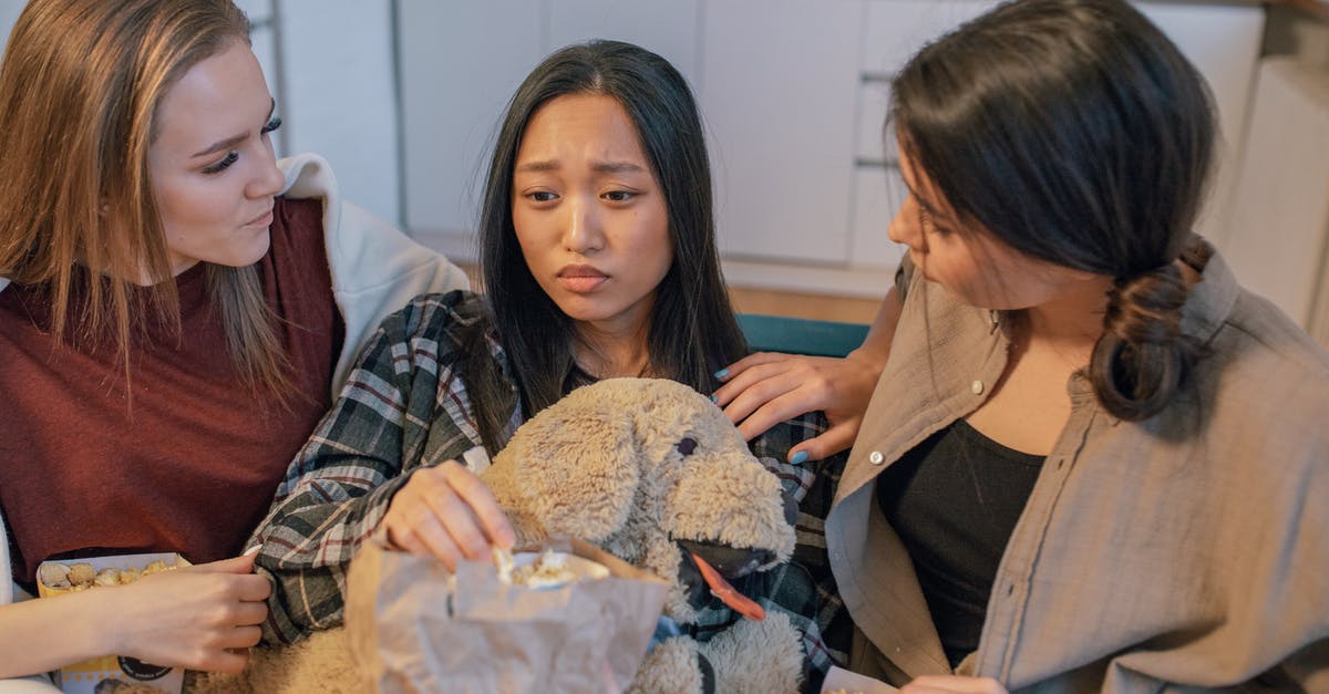 Quick flavour for fresh popcorn - Woman in Black Jacket Holding Brown Bear Plush Toy