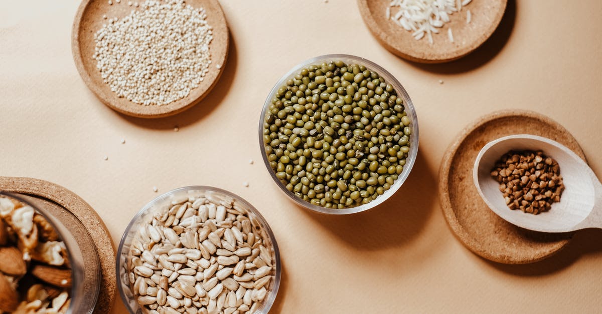 Quinoa in a Rice Cooker? - Grains and Seeds in Glass Jars and on Saucers