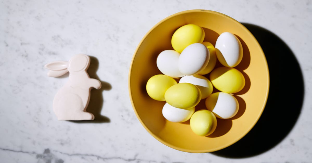 Ratios of flour-egg-chicken? Simple breading - A Bowl of Eggs and a Bunny Figure on Marble Surface