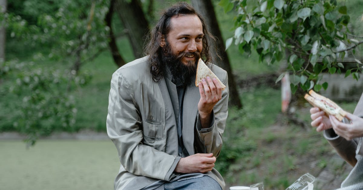 Reason(s) for poor bread results - A Man Eating Sandwich on the Park Bench