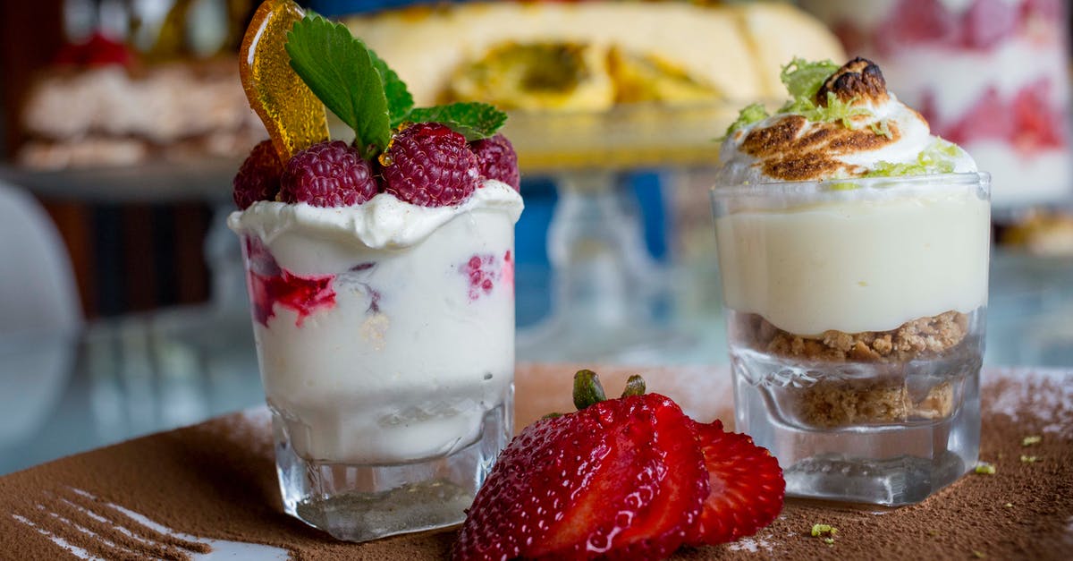 Recipe calls for Tapioca pudding - none to be found! - Strawberry Ice Cream in Clear Glass Cup