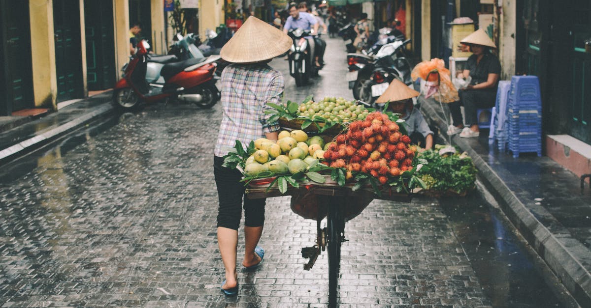 Refreezing stock after boiling - Person Walking on Market