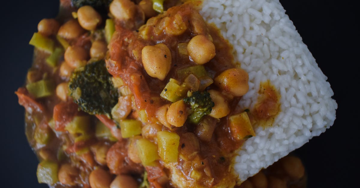 Refrigerating leftover cooked potato - Delicious cooked rice with assorted stewed vegetables