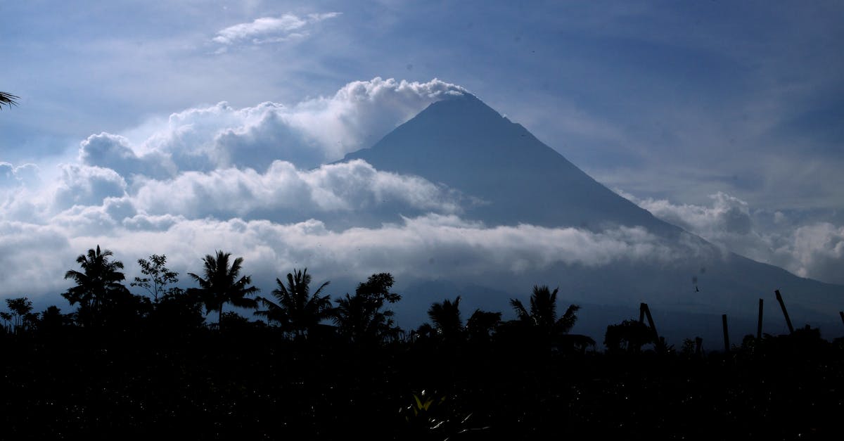 Regulating Gas Flow to a Cooktop - Smoking volcano in tropical countryside