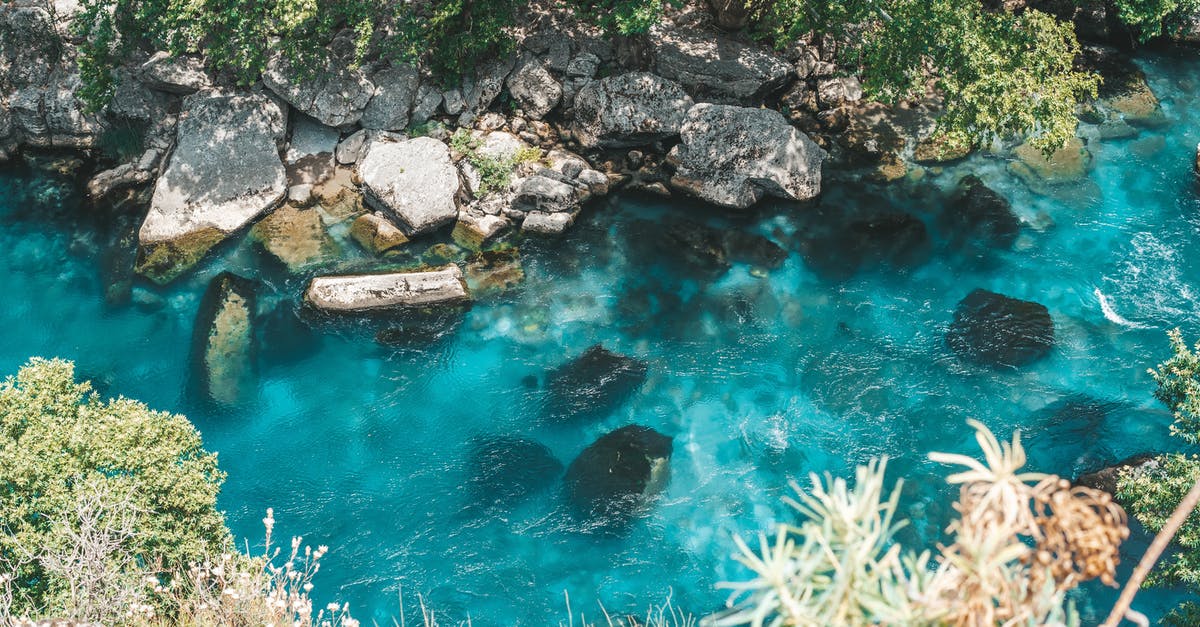 Reheating turkey - High Angle Shot of the Kopru River