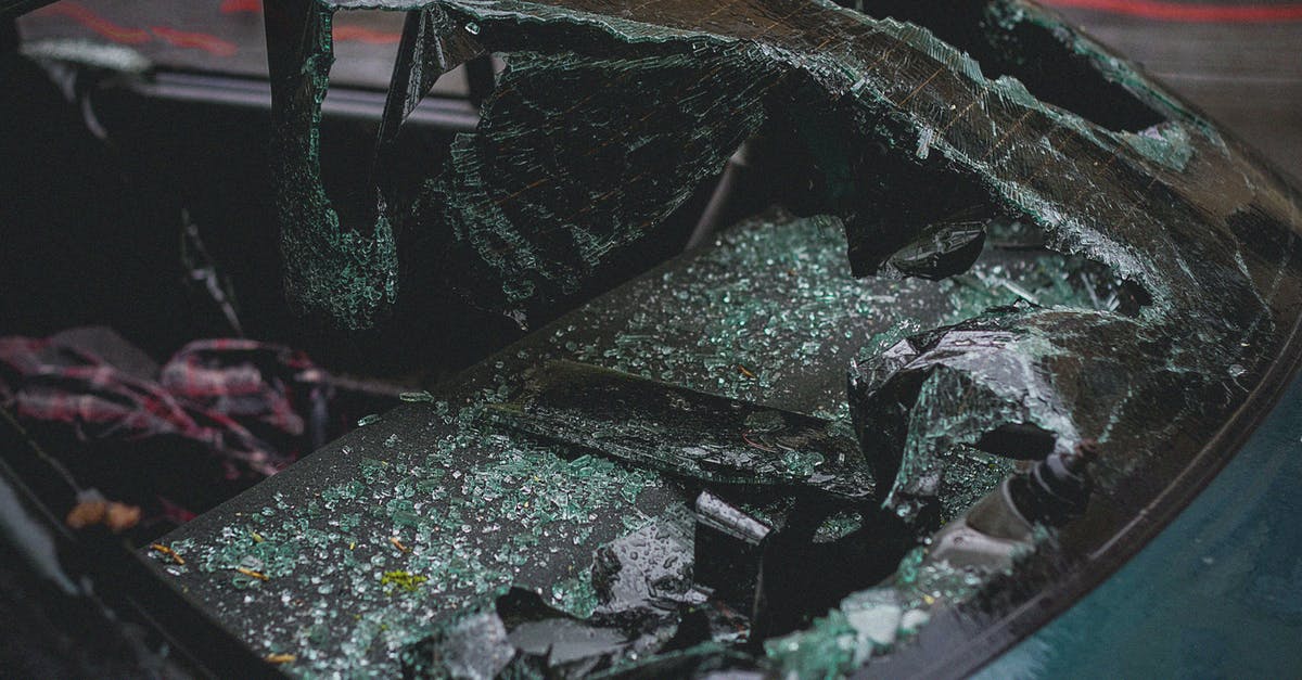 Remediation Methods for Rice Contaminated with Broken Glass - A Broken Windshield of a Car