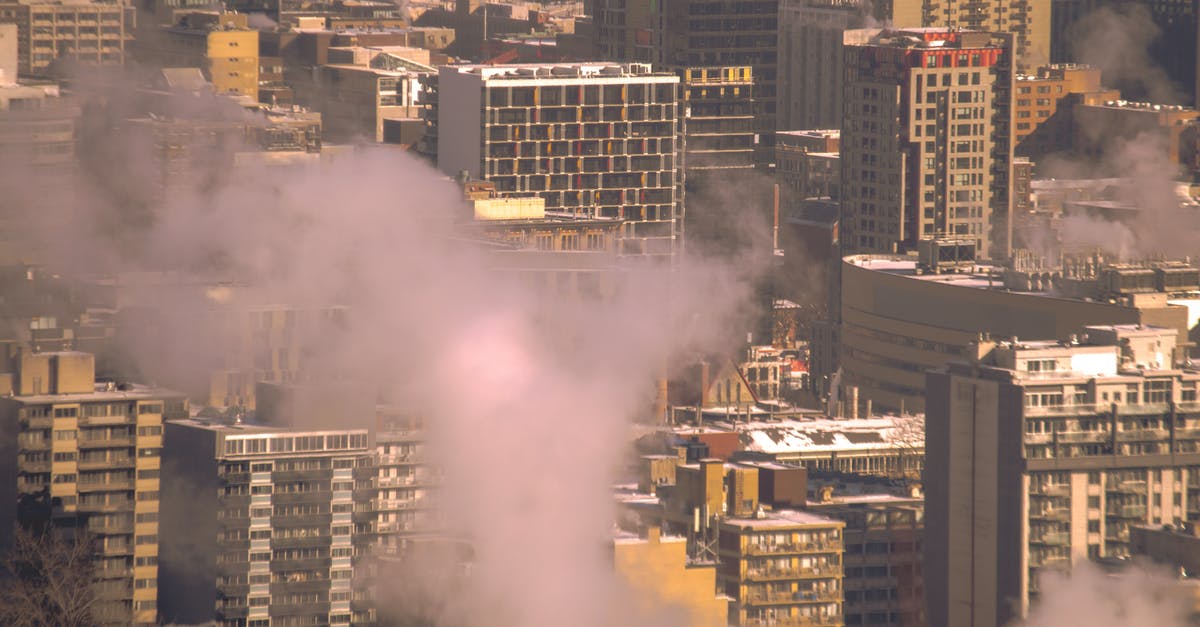 Removing the flavour of smoke [duplicate] - White Smoke Coming from City Buildings