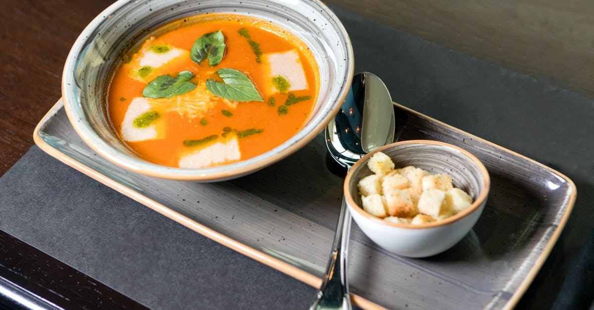Replace cornflour in soup - Soup in White Ceramic Bowl Beside Stainless Steel Spoon