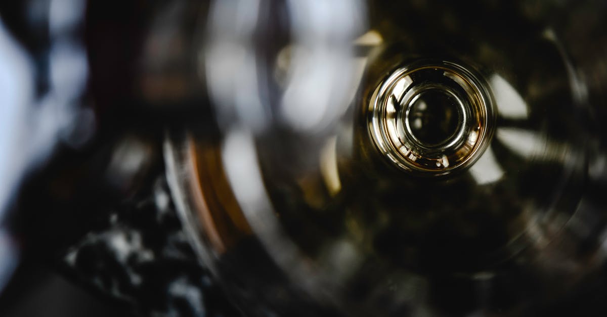 Replacing vanilla wafers in rum balls - Close-Up Shot of a Bottle of Whisky