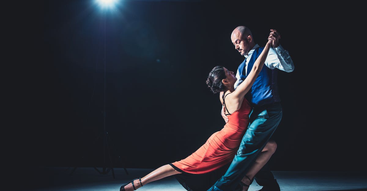 Reprocessing Salsa - Woman And Man Dancing Under Light