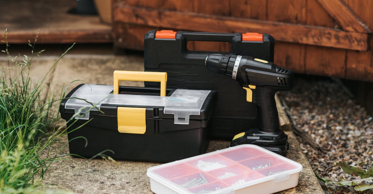 Restore Luster Craft - Toolboxes placed near wooden door