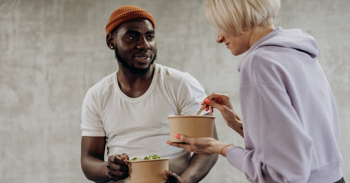 Rice vs pasta and potatoes - Man And Woman Eating