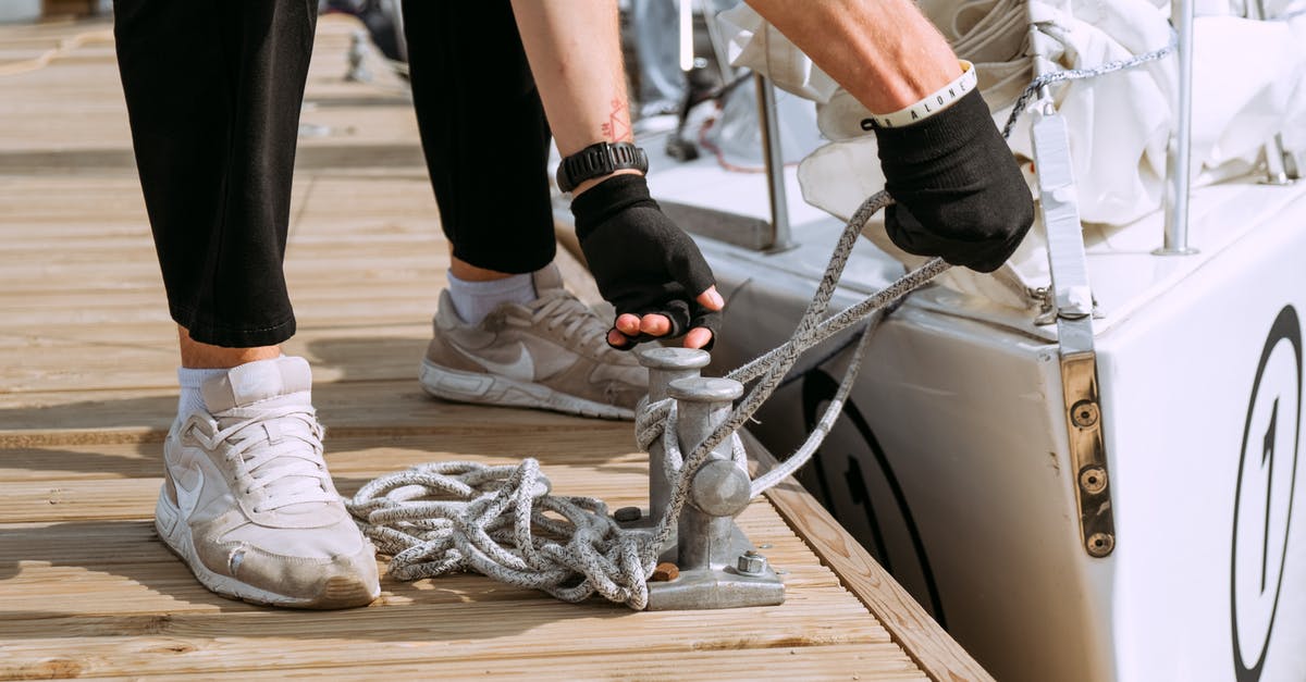 Rigging equipment for steaming large amounts at once - Person Wearing White Nike Sneakers