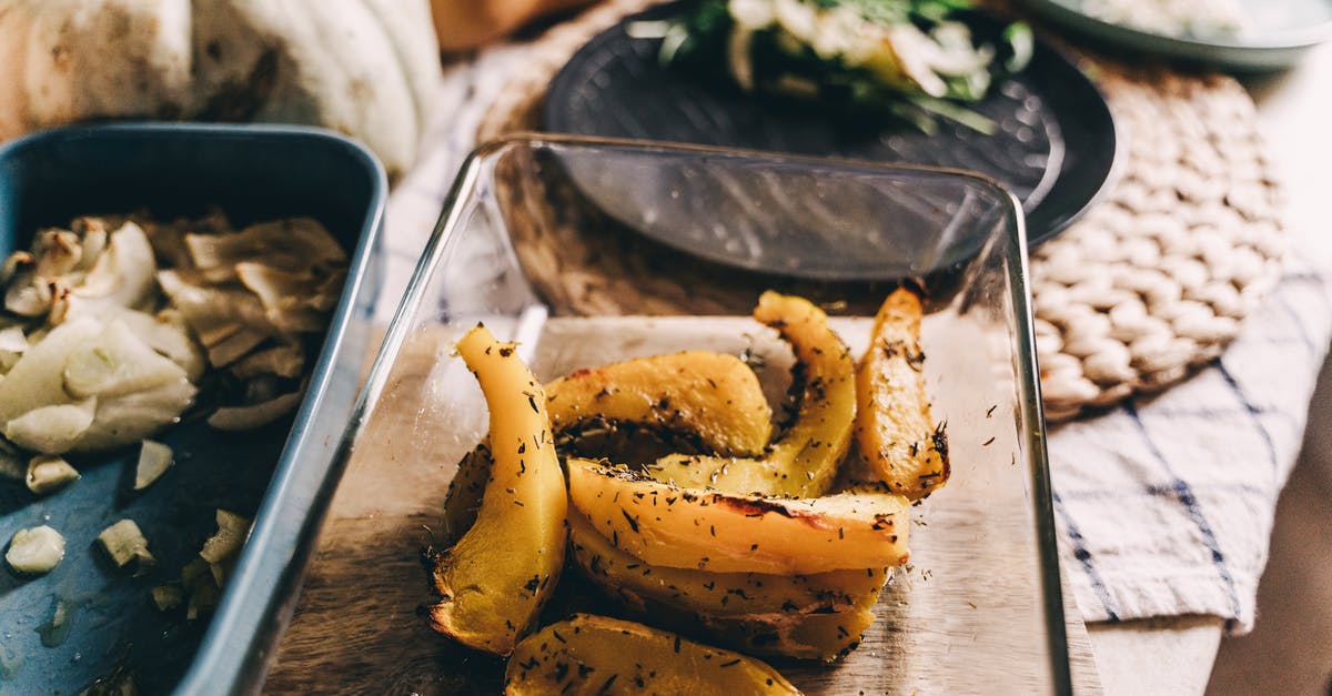 Roasting multiple vegetables at once - Roasted Vegetables in a Glass Tray