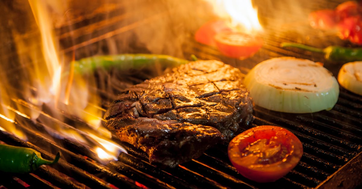 Roasting this beef - Grilled Meat on Charcoal Grill