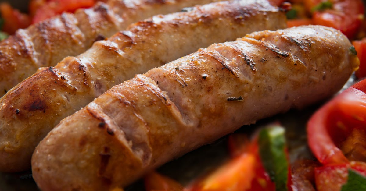 Roasting two ham roasts at once - Cooked Sausage