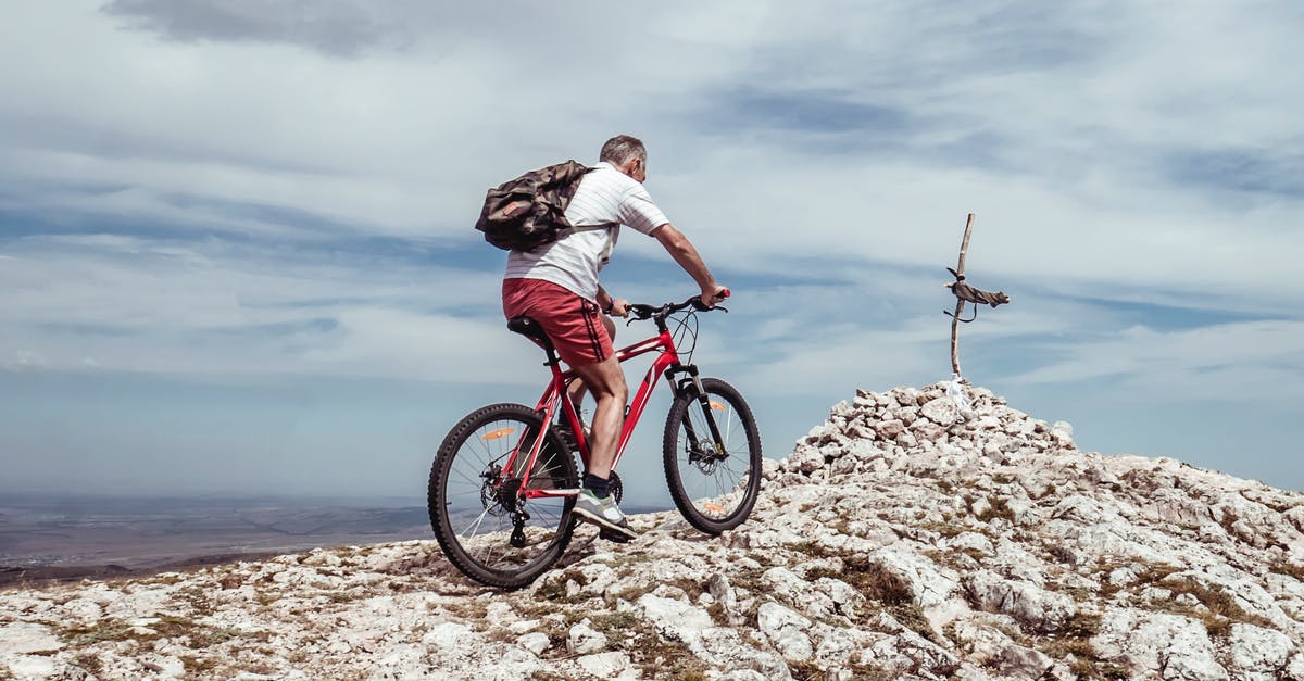 Rocky road seized up? - Man Riding Bicycle on Off-road