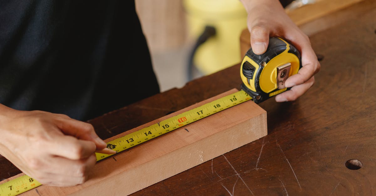 Royal icing - how important is accurate measuring? - Crop man using ruler in workshop