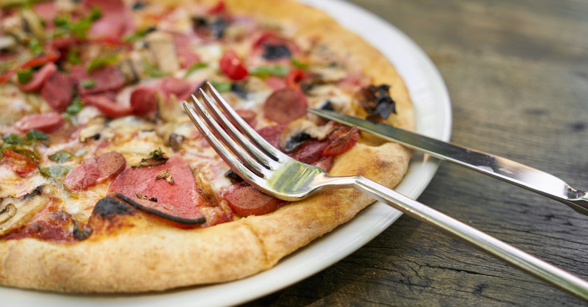 Sausage patties dry when cooked - Pepperoni Pizza