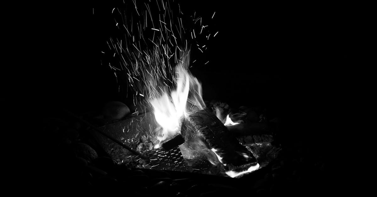 Saute potatoes without burning them - Camping Fire during Nighttime