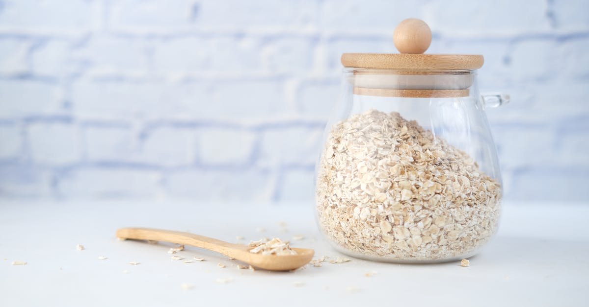 Scotch oats to substitute Fine Oats in Rum Balls - Brown Egg on White Ceramic Plate