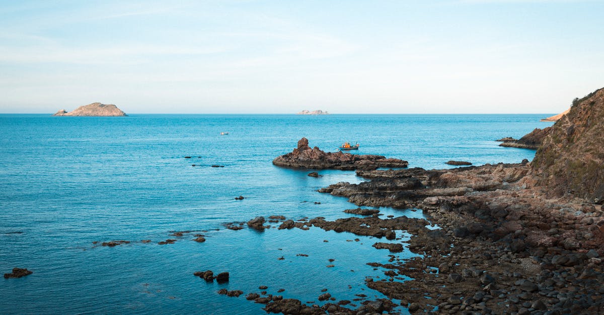 Searing boeuf bourguignon - Brown Rocks on Blue Sea Under Blue Sky