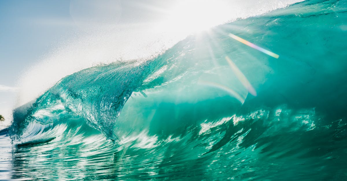 Secrets to making crystal clear gelatin? - High bright wave rolling on sea