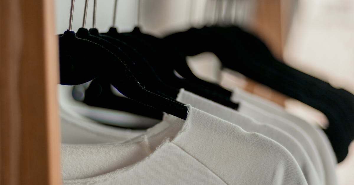 Separating Chlorophyll didn't work - Hanged White Shirts on Black Clothes Hangers