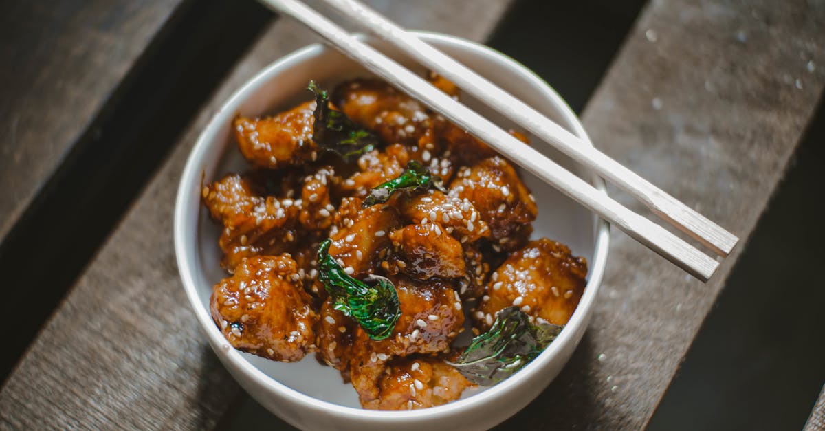 Sesame Chicken with Gravy - Bowl of Meat