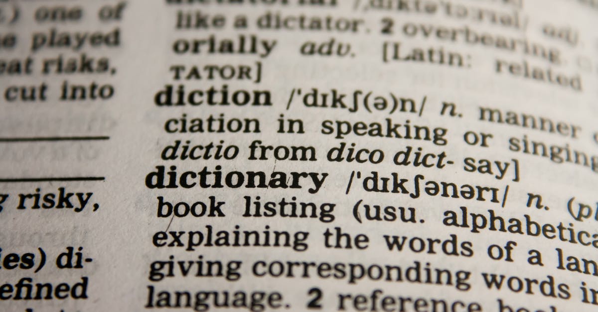 Settling Up the Dispute over Poached Egg's Definition - Dictionary Text in Bokeh Effect