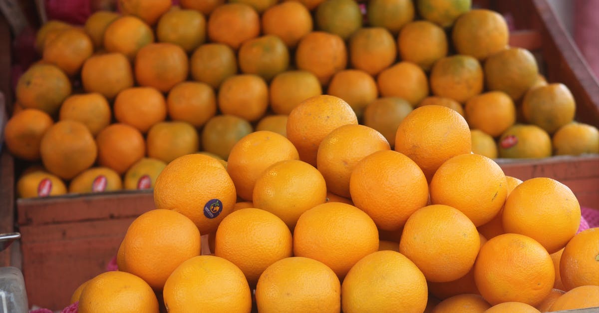 Seville oranges for marmalade - how important is freshness? - Orange Fruits on Brown Wooden Crate